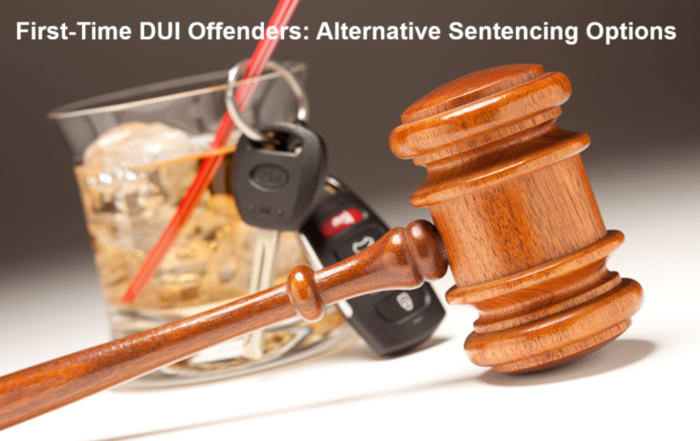First-Time DUI Offenders: Alternative Sentencing Options